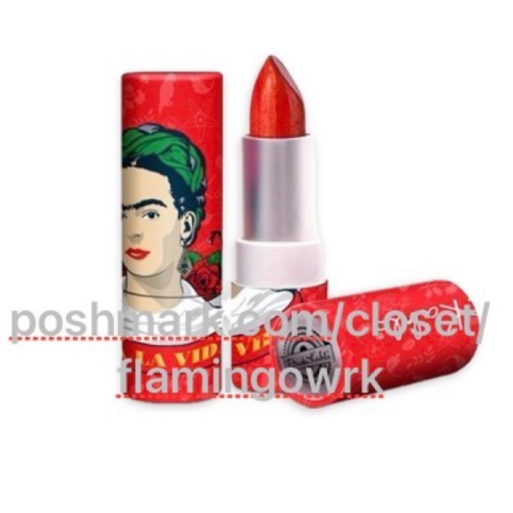 NEW [Frida Kahlo] Designer Icon Lipstick in Viva, Made in Mexico - Picture 2 of 6